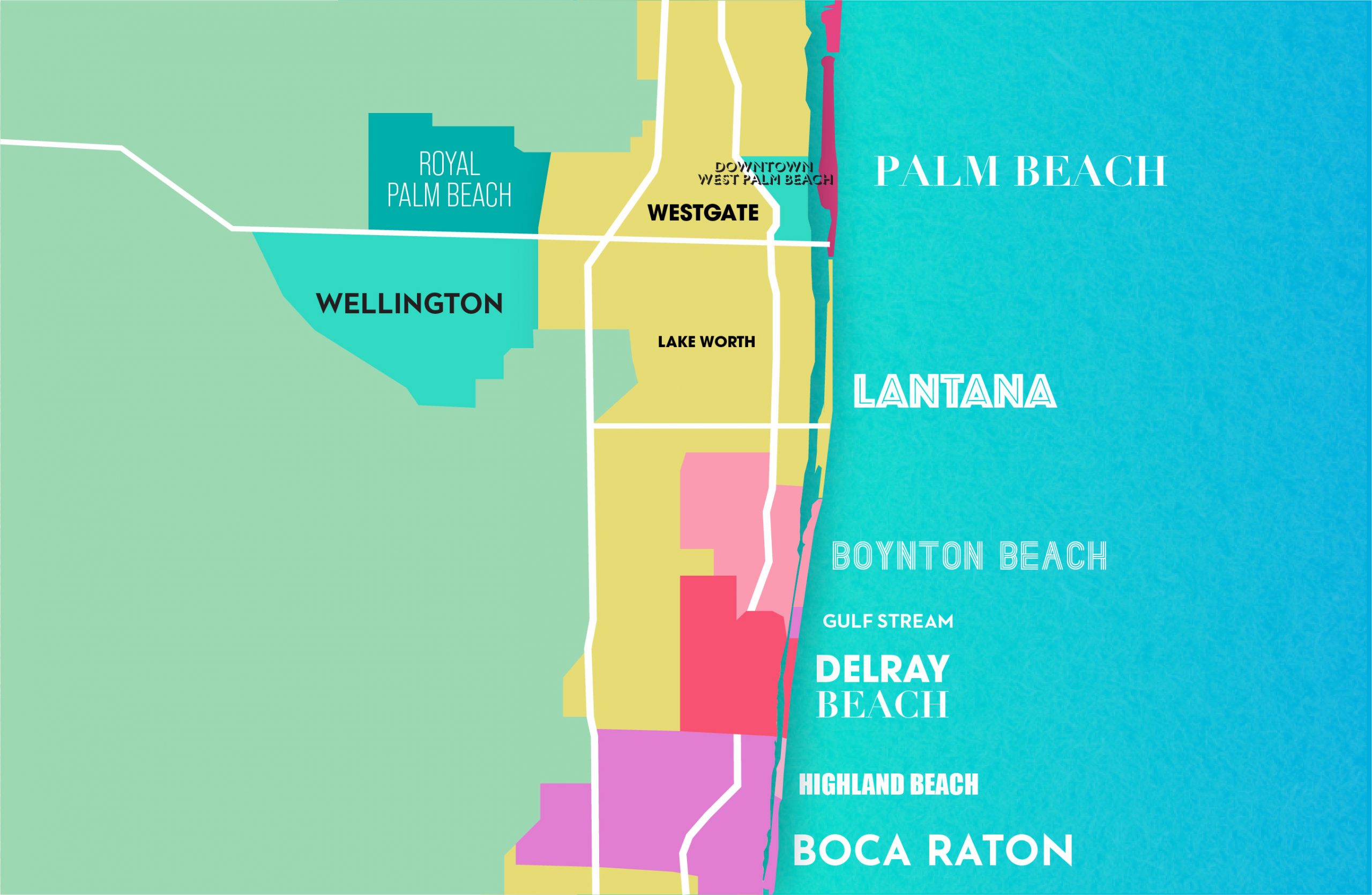 Palm Beach County Map