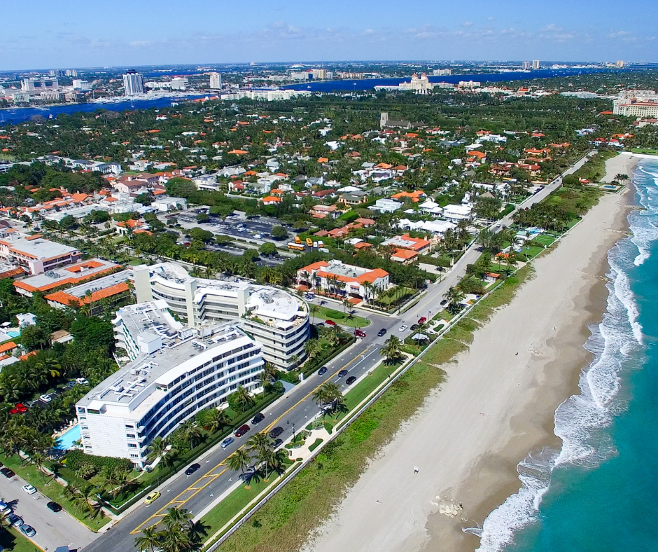 Palm Beach- aerial