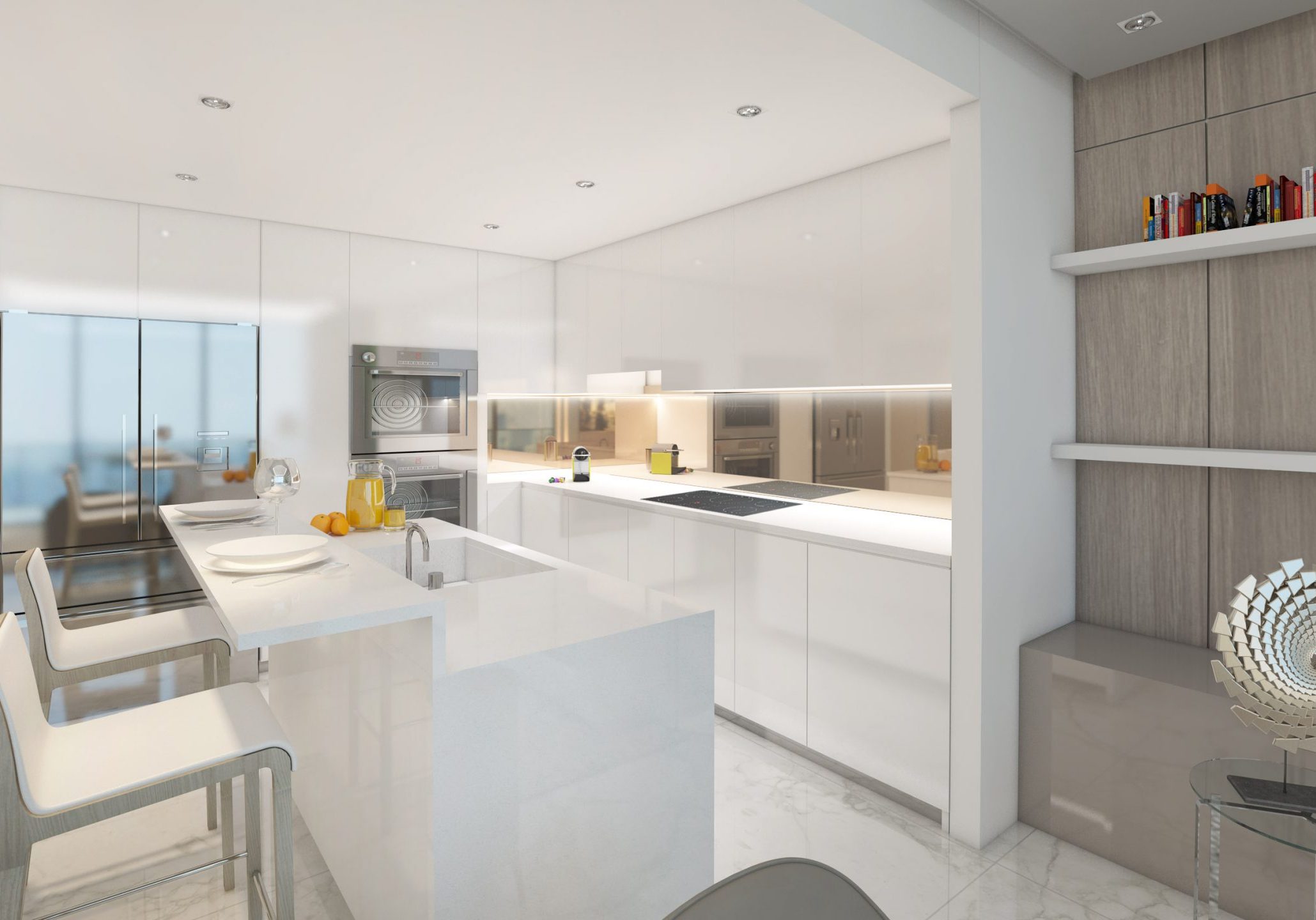 8. Oasis One Bedroom (A1) - Kitchen